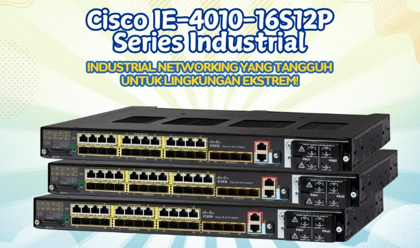 Cisco IE-4010-16S12P Industrial Ethernet Switch Terbaik