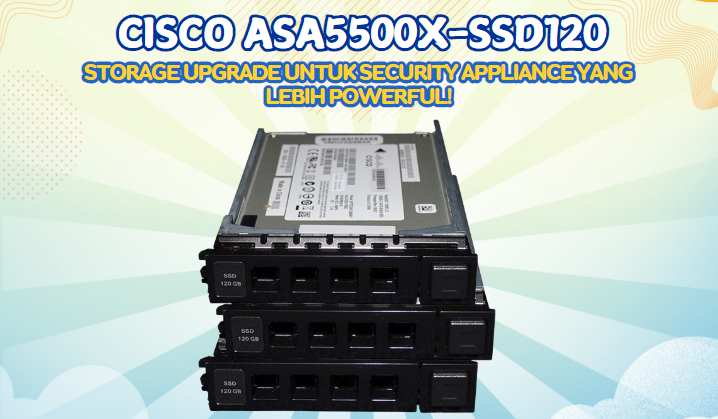 Cisco ASA5500X-SSD120: SSD 120GB untuk Firewall Cisco ASA!